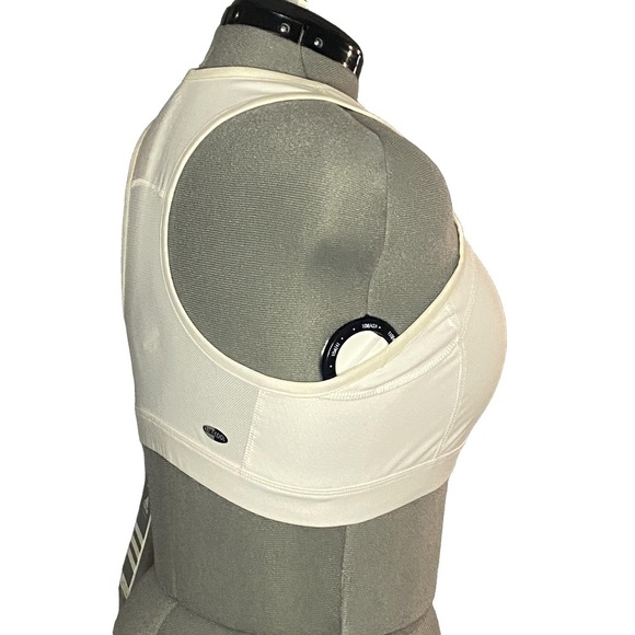 ADIDAS Performance ClimaCool White Sports Bra Athletic Running Yoga Dance XL NWT - Picture 4 of 16